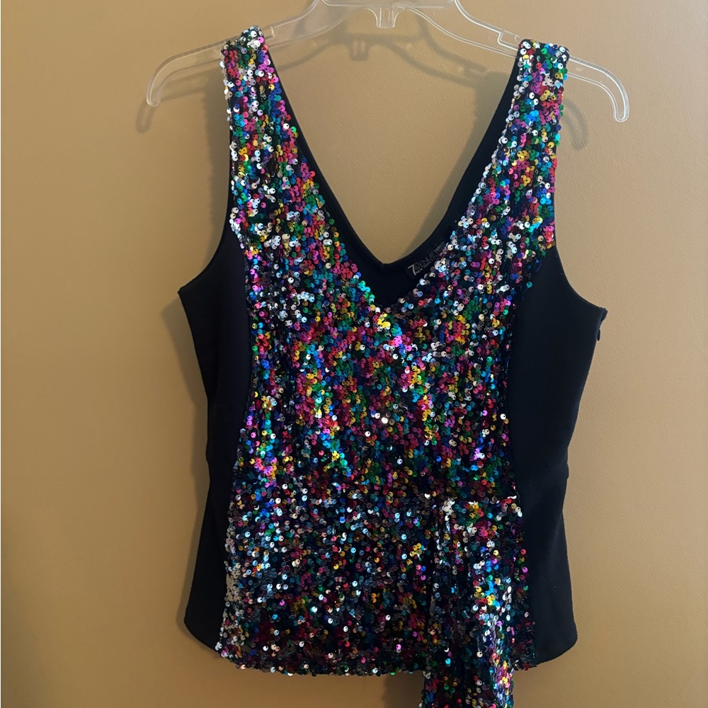 NY&Co 7th Avenue Design Studio sequin sleeveless top. Brand new w/o tags - Picture 2 of 4